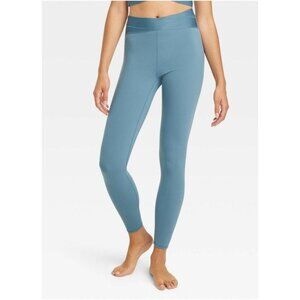 JoyLab Women's High-Rise Wrap Waistband Leggings Blue Size XS